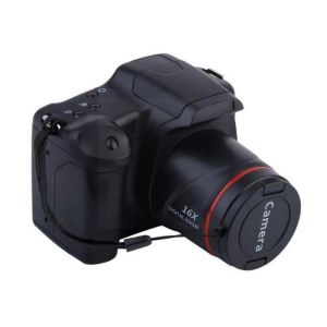 SLR 2.4 Inch TFT LCD Screen Home Small SLR Digital 2.0 Zoom USB Webcam AV Portable Interface 16X Digital Camera Camera Tele J2Z9
