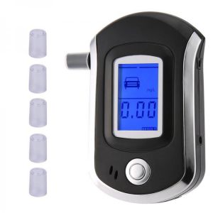 new AT6000 Professional Alcohol Tester Digital Breath   LCD Breathalyzer Analyzer Direct Testing Process