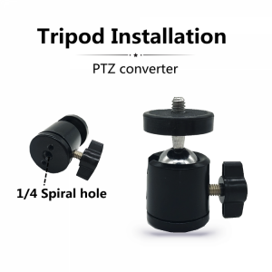 1/4 NEW Tripod Mount Camera Head Ball Adapter Cradle Ball Head with Lock LED Light Flash Bracket Holder For DSLR DV Cameras