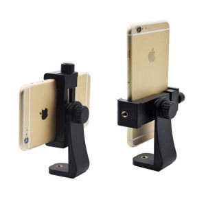 Tripod Mount/Cell Phone Clipper Vertical Bracket Smartphone Clip Holder 360 Adapter For iPhone For Samsung Mobile Cell Phone