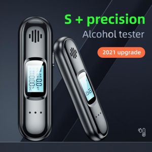2021 New Upgrade Digital Breath Alcohol Tester Mini Professional LED Police High Precision Alcohol Tester Drunk Driving Analyzer