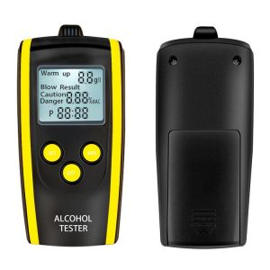 HT-611 Alcohol Tester Handheld Digital Alcohol Breath Tester Breathalyzer Analyzer LCD Display Mini Blowing Tester Portable New