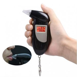 New Digital Alcohol Tester Breath Alcohol Tester Keychain Alcohol Detector Breathalizer Breathalyser Device LCD Screen