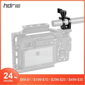 HDRIG Universal 15mm Single Rod Clamp with 1/4"-20 Threaded for Camera Cage 15mm Rod Pipe