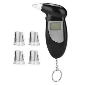 Beaked Shape Portable Breathing Type Digital Alcohol Tester With Red Backlit Response Time Is 5 Seconds (without Battery)