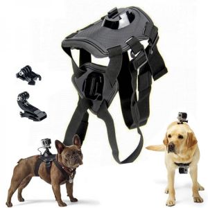 Dog harness Chest Belt Strap Adjustable Fetch Dog Band for Gopro hero 9 8 7 6 5 Sports camera Mount Holder for SJCAM for Xiaoyi