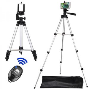 Long tripod Remote Control Self-Timer Camera Shutter Bluetooth-compatible Clip Holder Tripod Sets Kit For phone Stand holder