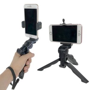 Tripod Handheld Sports Camera  Holder Desktop Live Mobile Phone Bracket for iPhone Samsung Smartphone Accessory GoPro