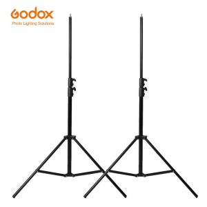 2pcs Godox PRO 280cm Heavy Duty Aluminum Alloy Photography Photo Studio Light Stands Kit for Video,Portrait Photography Lighting