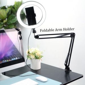 Camera Arm Tripod Table Stand Set Photography Adjustable With Phone Holder  For LED Ring Light
