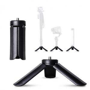Portable Universal Mini Tripod Stand Desk Tripod with 1/4'' Screw Suitable for Camera Video Light Panel Ring Light LUXCE
