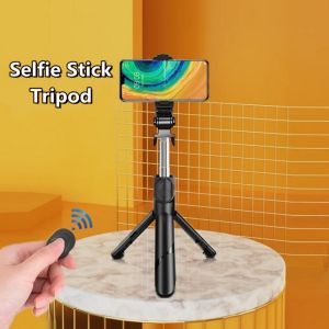 Roreta 2021 NEW Wireless Bluetooth Selfie Tripod Foldable Monopods For Smartphones Selfie Stick Wholesale Hot