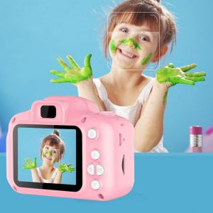 Cute Kids Mini Digital Photo 1080P Video Camera 2.0 Inch HD Screen Small Toy Camcorder Videocamera Micro Cam Children Best Gift