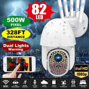 1080P PTZ Wireless Wifi IP Camera Outdoor Digital Zoom Speed Dome CCTV Two-Way Audio AI Human Detect Smart Home Security IR Cam