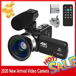 KOMERY New Release Video Camcorder 4K WiFi 48MP Built-in Fill Light Touch Screen Vlogging For Youbute Recorder Digital Camera