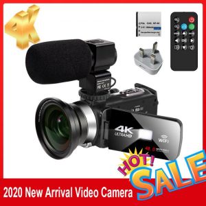 Hot Selling 4K Video Camera 48MP Vlogging For Youbute Recorder Handycam WIFI NightShot  Cam Time-lapse  Touch Screen Camcorder