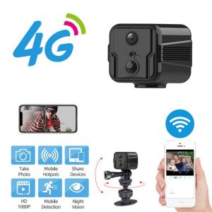 4G WiFi Wireless Monitoring Mini Camera Cloud Storage Bidirectional Voice Remote Network Monitoring 1080p IP Camera Night Vision