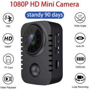 all in one place מצלמות ונלווים HD Mini Body Camera Wireless 1080P Security Pocket Cameras Motion Activated Small Nanny Cam For Cars Standby PIR Video Recorder