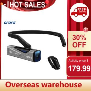 CZ STOCK ORDRO EP7 Head Wearable 4K 60fps Video Camera Camcorder FPV Vlog Camera APP Control AF+2-Axis Gimbal Anti-shake