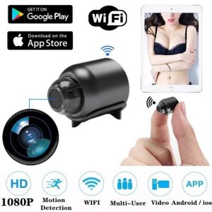 Wireless IP Camera Mini Wifi Surveillance Camera 1080P HD Home Night Vision Remote Monitoring 160° Wide Angle Baby Monitor