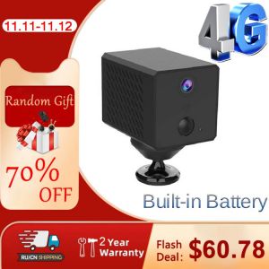 EVKVO 1080P 4G Battery Mini Camera 4G IP Camera 2600mAh Battery Camera Wifi mini Camera IR Night Surveillance Security Camera