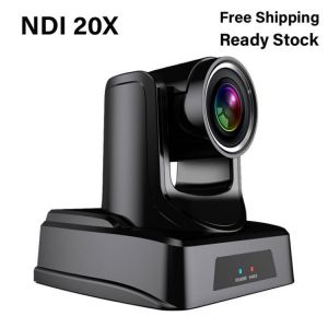 2021 New NDI Camera 20x Optics Zoom SDI+HDMI+IP Streaming Outputs POE Supported High-speed PTZ Video Conference Camera