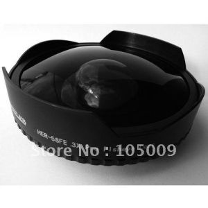 58mm 0.3X Ultra Fisheye Wide fish eye Lens for 58 mm 0.3 Camcorders DV