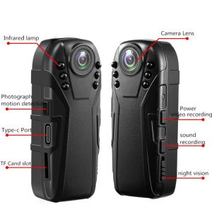 1080P Body Camera wearable Infrared night vision Mini Camera Video recorder Surveillance camera police wide angle Action camera
