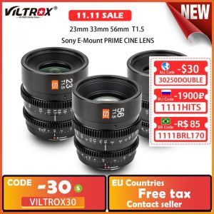 Viltrox 23mm33mm56mm T1.5 Professional Cine Lens Compact Solid Lens Build Designed for Filmmaking Sony Lens E Mount Camera Lens