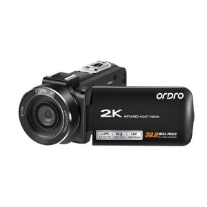 Video Camera for Blogger, 2K Infrared Night Vision Home Camcorder 16X Digital Zoom 1080P Full HD YouTube Vlog Cameras