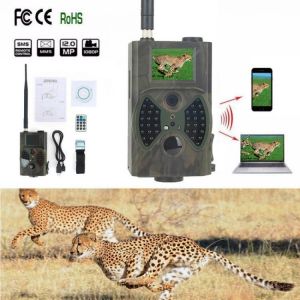 Outdoor Hunting Camera 12MP Wild Animal Detector Trail Camera HD Waterproof Monitoring Infrared Heat Sensing Night Vision HC300M