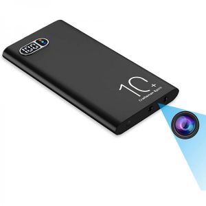 1080P WiFi Mini Camera Power Bank 10000mAh Portable Charger Home Security Camera with Motion Detection Night Vision Mobile Power