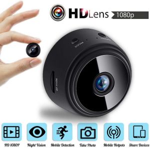 HD 1080P 150-degree Viewing Angle Wireless WiFi IP Network Monitor Security Night Version Cam A9 Mini Camera / V380 Pro App 128G