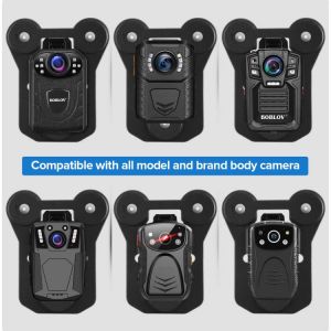 BOBLOV Magnetic Suction Back Clip Contains Magnets Inside and Outside with Strong Suction for KJ21 HD66-02 N9 T5 Police camera