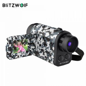 BlitzWolf BW-KC3 Monocular Telescope Camera 60X Zoom 1500m Telescope Vision Remote Audio Input Video Recording Photo Shooting