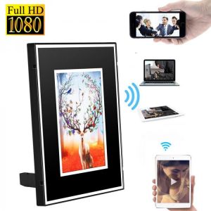 HD1080P Surveillance Camera with Wifi Mini Camera Infrared Night Vision DVR Home Security Surveillance Camera Photo Frame Camera