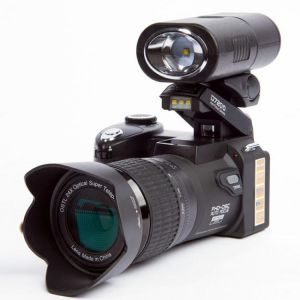 2021 Digital Camera HD POLO D7200 33Million Pixel Auto Focus Professional SLR Video Camera 24X Optical Zoom Three Lens with bag