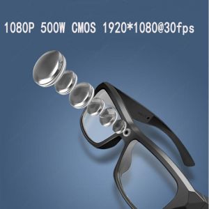 small mini video camera glasses myopia mirror flat lens Hd 1080p hidden DV driving recorder NO hole