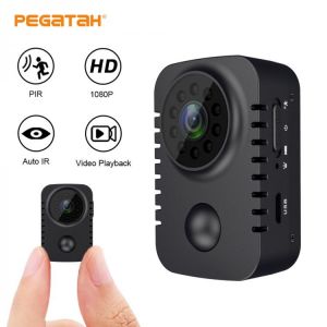 1080P Mini Body Camera HD Video Surveillance Recorder Camera Motion Activated Small Nanny Cam For Home