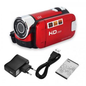 Vlog Camera 720P Full HD 16MP DV Camcorder Digital Video Camera 270 degree Rotation Screen 16X Night Shoot Zoom Digital Zoom