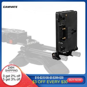 CAMVATE Anton Bauer Gold Mount Power Splitter Battery Adapter (5V /7.2V/12V /14.8V) With Backboard Cheese Plate & 15mm Rod Cla