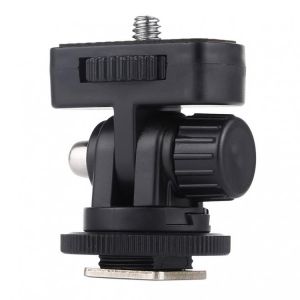 PULUZ 1 Pcs 1/4 Inch Screw Thread Cold Shoe Tripod Mount Adapter Camera Mount Adapters Camera Cold Shoe Accessories