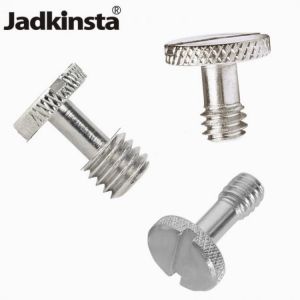 Jadkinsta 1/4 3/8" flat head Convert Slotted Screw Adapter Thread Camera Screw Mount Adapter for DSLR Camera Tripod Light Sta
