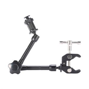 Super Clamp+11 Inch Articulated Magic Arm for Mounting Monitor LED Light LCD Video Flash DSLR Camera Photo studio Accessory