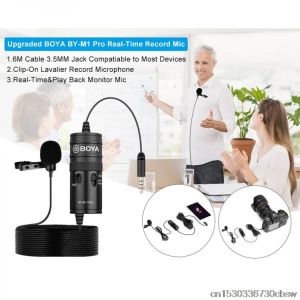 BOYA BY-M1 M1Pro 3.5mm Microphone Game Woman Streaming for Singing Karaoke Phone Pc Telephone Laptop Gaming Mini Microphones MIC
