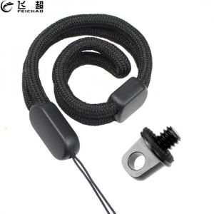 1/4 Inch Handle Camera Screw 1/4" D Ring Adapter w 15cm Adjustable Hand Wristband Lanyard Strap Sling for Tripod Photo Studio
