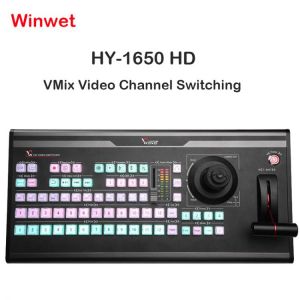 Winwet HY-1650HD vMix Video Channel Switcher Personalized ODM Director Keyboard Fader Control PGM Volume For Broadcasts Live