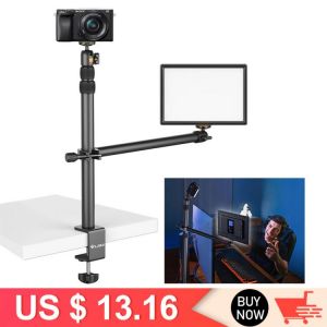 VIJIM LS01 Extend Light Stand 90cm Desk Lights Stick Mount Removable Ballhead 1/4 Screw for LED Video Light