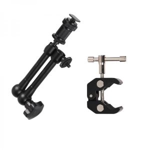 7/11in Adjustable Articulated Camera Super Clamp Magic Arm for Canon Nikon Sony Speedlight Monitor Flash Bracket Photo Studio