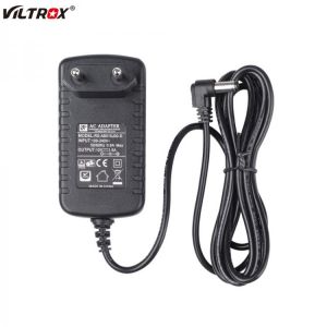 Viltrox 2M LED Light & Monitor EU Plug 2.5 AC Power Supply Adapter Charger AC 100-240V to 2A for L116T L116B L132T L126T DC 12